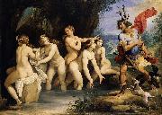 GIuseppe Cesari Called Cavaliere arpino Diana and Actaeon oil painting reproduction